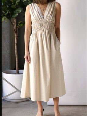 Tan/Sand Xirena Cyra Dress XS